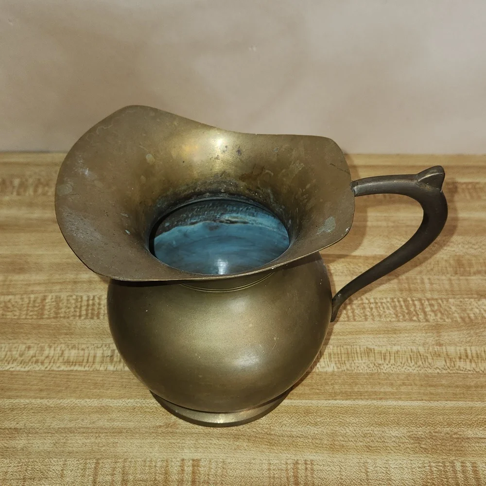 Vintage Brass Pitcher